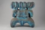Roger CHOMEAUX, dit CHOMO (1907-1999)Mutant à trois têtesSculpture en siporex...