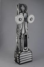 Roger CHOMEAUX, dit CHOMO (1907-1999)Jouet stigmatiséSculpture en plastique et peinture...