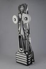 Roger CHOMEAUX, dit CHOMO (1907-1999)Jouet stigmatiséSculpture en plastique et peinture...