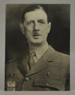 Edward R. YERBURY. Le Général de Gaulle. Tirage argentique (détail)...