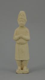 Céramique de la Chine. Époque TANG  (618-907). STATUETTE de...