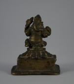 Ganesh en bronze.Haut. 6,5 cm