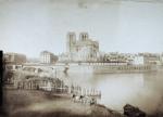PARISNotre-Dame de Paris et le pont de l'Archevêché vus depuis...