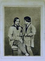 Armand Hyppolite Louis FIZEAU (1819-1896)Portrait de deux enfants, 1841-1842Gravure héliographique...