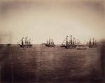 Gustave LE GRAY (1820-1884)Flotte anglaise en rade de Cherbourg (arrivée...