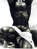 George PLATT LYNES (1907-1955)Male nude torso, 1948Épreuve gélatino-argentique, d'époque.Cachet du...