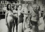 Jean ENGEL (1915-1974)Picasso à la plage, années 1960Épreuve gélatino-argentique d'époque.Tirage...