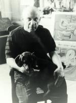 Edward QUINN (1920-1997)Pablo Picasso à 78 ans, 1959Tirage gélatino-argentique d'époque.Cachet...