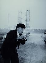 Tazio SECCHIAROLI (1925-1998)Fellini pendant le tournage de "Huit et demi...