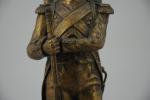 Jules Edmond MASSON (Paris, 1871 - 1932).Grenadier à pied.Bronze à...
