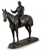 Georges MALISSARD (Anzin, 1877 - Neuilly-sur-Seine, 1942)Veneur du Pau Hunt.Bronze...