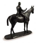 Georges MALISSARD (Anzin, 1877 - Neuilly-sur-Seine, 1942)Veneur du Pau Hunt.Bronze...