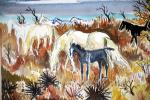 Yves BRAYER (Versailles, 1907 -  Paris, 1990)Les chevaux de...