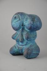 Roger CHOMEAUX (Berlaimont 1907 - Achère-la Forêt 1999).Bébé d'orage.Sculpture en...