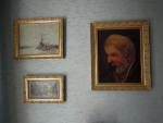 Ecole Française du XIXème. Portrait d'homme barbu. Toile. 40 x...