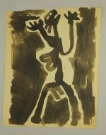 Alberto FABRA (né en Argentine en 1920)Danses.Trois oeuvres sur papier...