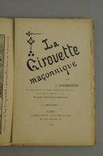 TOURMENTIN, JOSEPH. La Girouette maçonnique. Paris, Librairie Antisémite, 1901. In-12,...