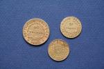 Lot France, 3 monnaies, Premier Empire (1804-1814) : - 20...