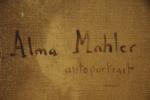 Alma MAHLER (Vienne, 1879 - New York, 1964)"Autoportrait à la...