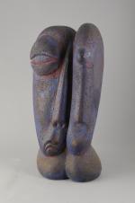 Roger CHOMEAUX, dit CHOMO (Berlaimont, 1907 - Achères-la-Forêt, 1999)Jumeaux, 1983-1985.Sculpture...