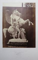 Louis-Émile DURANDELLE (1839-1917)Statues équestres, Opéra Garnier, 1865-18722 épreuves d'époque sur...