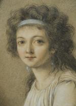 Attribué à Pauline AUZOU (Paris, 1775 - Paris, 1835)La jeune...