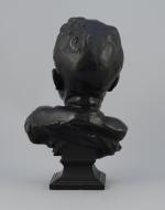 Jean-Baptiste CARPEAUX (Valencienes, 1827 - Courbevoie, 1875)"Le Petit Boudeur". Bronze...