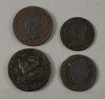3 pièces Révolutionnaires 1792, An 1 et An 2 et...