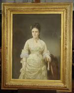 Frédérique O'CONNELL, née Miethe (Postdam 1823 - Paris 1885).Portrait de...