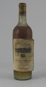 BORDEAUX, Château Meignien, Sainte-Croix du Mont, 1934. 2 bouteilles, étiquettes...