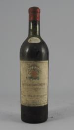MONTAGNE SAINT-ÉMILION, Mestrezat-Meller, 1955. 2 bouteilles, étiquettes sales difficilement lisibles.Niveaux...