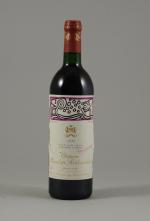PAUILLAC, Château  Mouton Rothshild, 1988. 1 bouteille. Etiquette Keith...