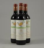PAUILLAC, Château  Mouton Rothshild, 1999, 3 bouteilles. Etiquettes partiellement...