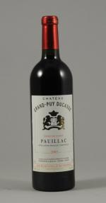 PAUILLAC, Château Grand-Puy Ducasse, 2005.  11 bouteilles. Etiquettes en...