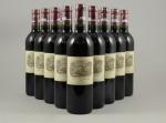 PAUILLAC, Château Lafite Rotschild 2001. 11 bouteilles. Etiquettes en parfait...