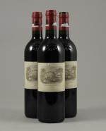 PAUILLAC, Château Lafite Rotschild, 1998. 3 bouteilles. Etiquettes en parfait...