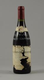 GEVREY-CHAMBERTIN, Vieilles Vignes, 1991. 5 bouteilles, 1992. 1 bouteille. Etiquette...