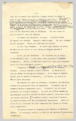 INTERVIEW DU GENERAL. "Interview Général de Gaulle 17/5/43."(Inscription à la...