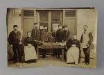 VUE DES ATELIERS GENDRON, Paris, vers 1900.11 tirages argentiques (aristotypes).Format...