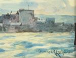 Bernard LACHÈVRE (Le Havre, 1885 - Honfleur, 1950)." Elisabeth Castle...