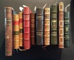 LITTERATURE. 10 volumes de littérature, in-8 ou in-12, bien reliés-...