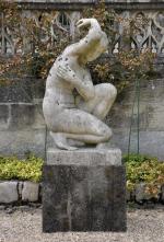 Alfred Auguste JANNIOT (Paris, 1889 - Neuilly-sur-Seine, 1969)Femme se baignant,...