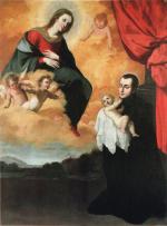 FRANCISCO MENESES OSORIO (Séville, 1630-1705) : L'Apparition de la Vierge...