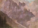 LÉVY-DHURMER Lucien (1865-1953) 
Paysage de montagne. 
Pastel. 
57,5 × 76,5...