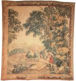 TAPISSERIE DES GOBELINS du XVIIIe siècle, représentant une scène galante...