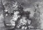 Giuseppe LAVAGNA (1684 ?-1724 ?). Nature morte de fleurs et...