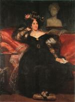Eugène DEVERIA (Paris 1808 -Pau 1865). « Portrait de Mme...