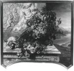 RYSBRACK Gérard (Anvers 1696-1773). Bouquet de fleurs et faisan sur...