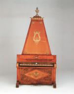 Rare PIANO pyramidal de SCHNEIDER, Berlin, vers 1830. 
Le piano...