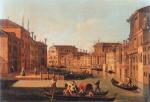 École anglaise vers 1810. La vue du Grand Canal vers...